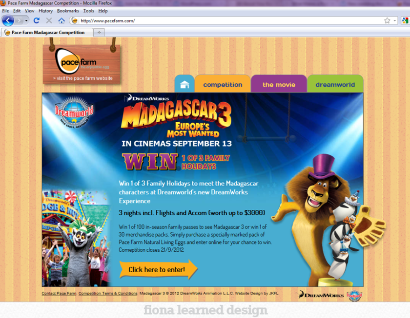 Promotional Home Page